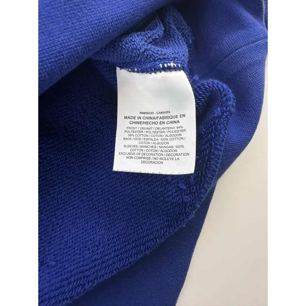 Nike F.C. Men's Large Blue Crewneck Sweatshirt Football Soccer Style 687933-455